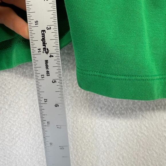 Jordan Shorts men's Small Green Cotton Sweat Jumpman Logo Spellout Air Pockets - Picture 4 of 9